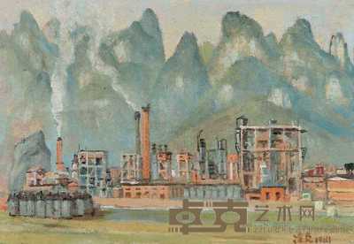 涂克 1981年作 宜山维尼绒厂 39×27cm